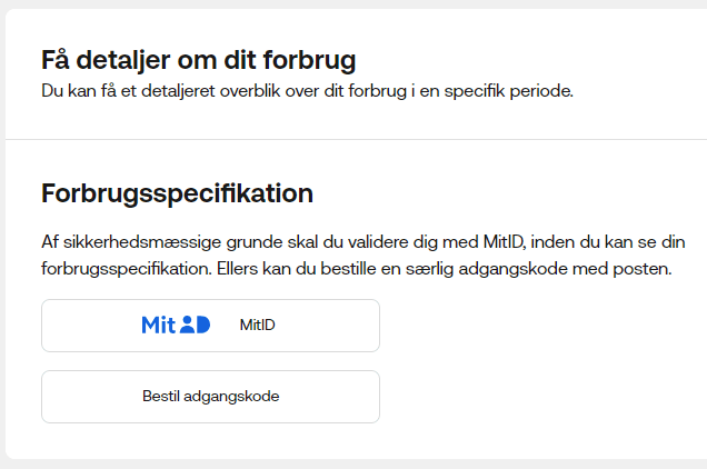 Indtast brugernavn og password til NemID